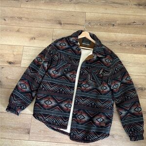 Mens Wool Sherpa Jacket